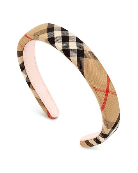 burberry girls headband